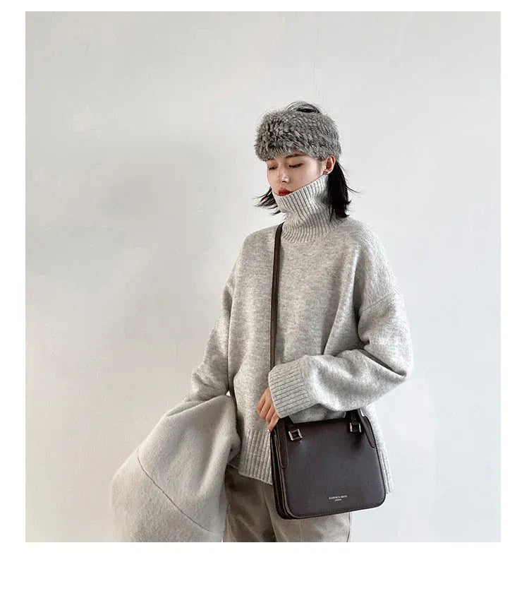 T-line Women's Sweater,  pullover, Loose,  Warm, Solid,  Knitwear,  Autumn / Winter  (2 weeks delivery)