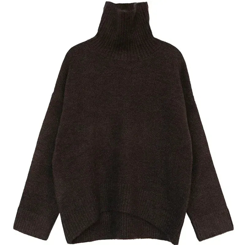 T-line Women's Sweater,  pullover, Loose,  Warm, Solid,  Knitwear,  Autumn / Winter  (2 weeks delivery)