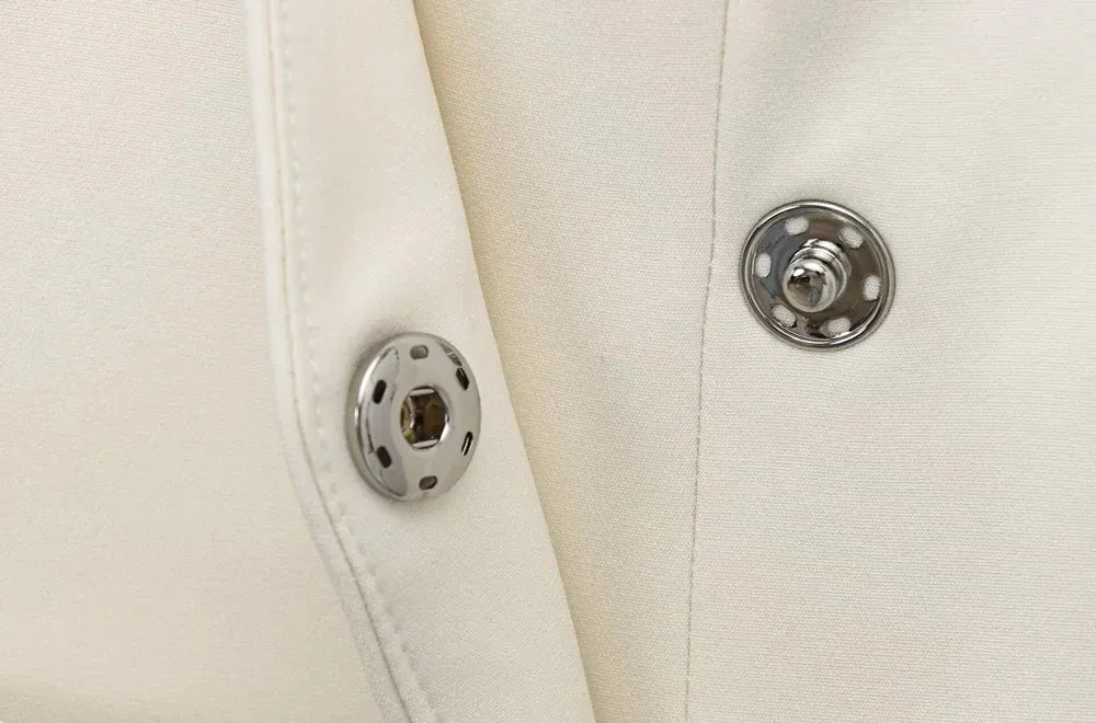 T-line Women's  V-Neck Blazer,  Long Sleeve,  Snap-Button,  jacket (2 weeks delivery)