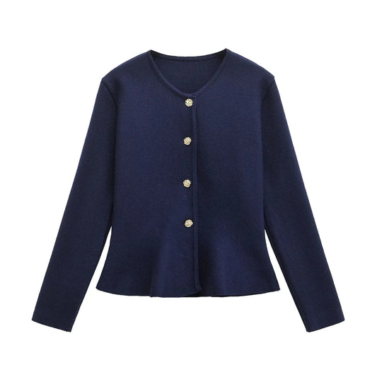 T-line Women Short Skirt Style Cardigan, Button, Women Autumn sweaters , Female Cardigan (2 weeks delivery)