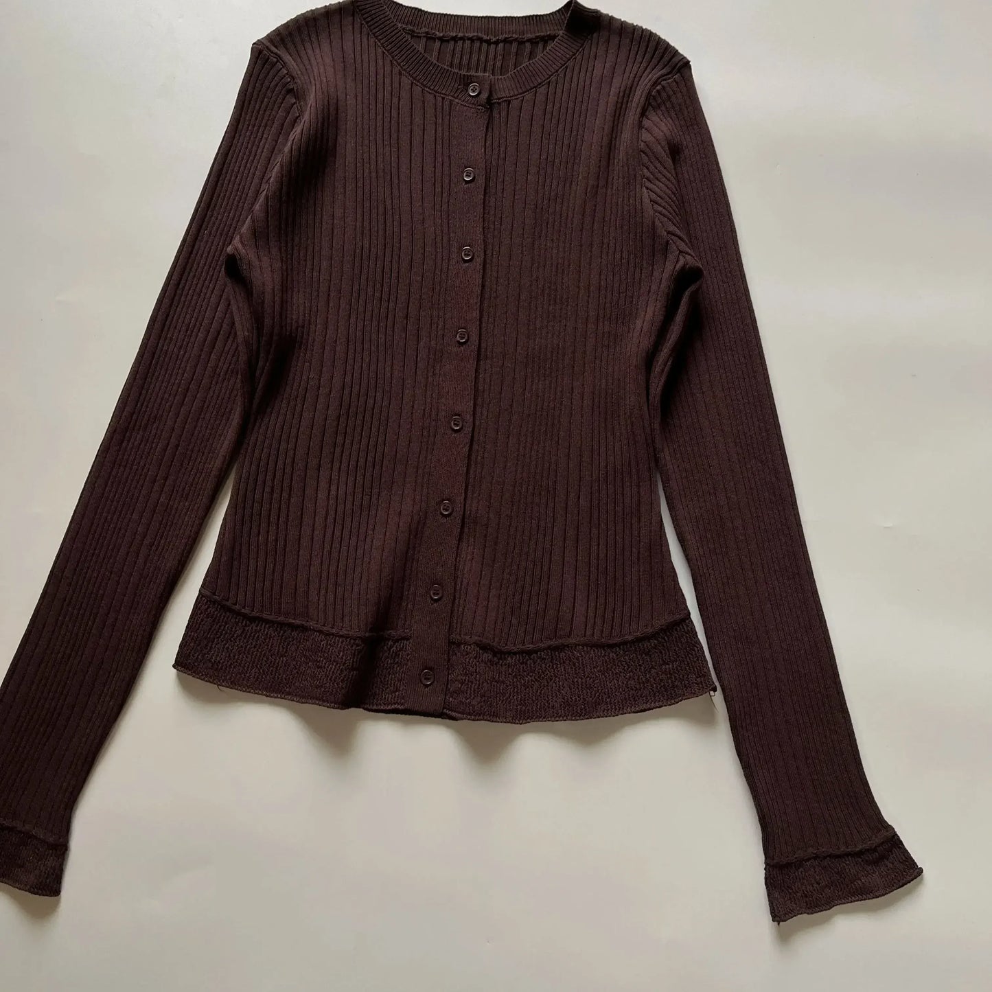 T-line Women Spring Cardigan, Women Knitted O-Neck Single Breasted Pullovers Sweaters  ( 2 weeks delivery)