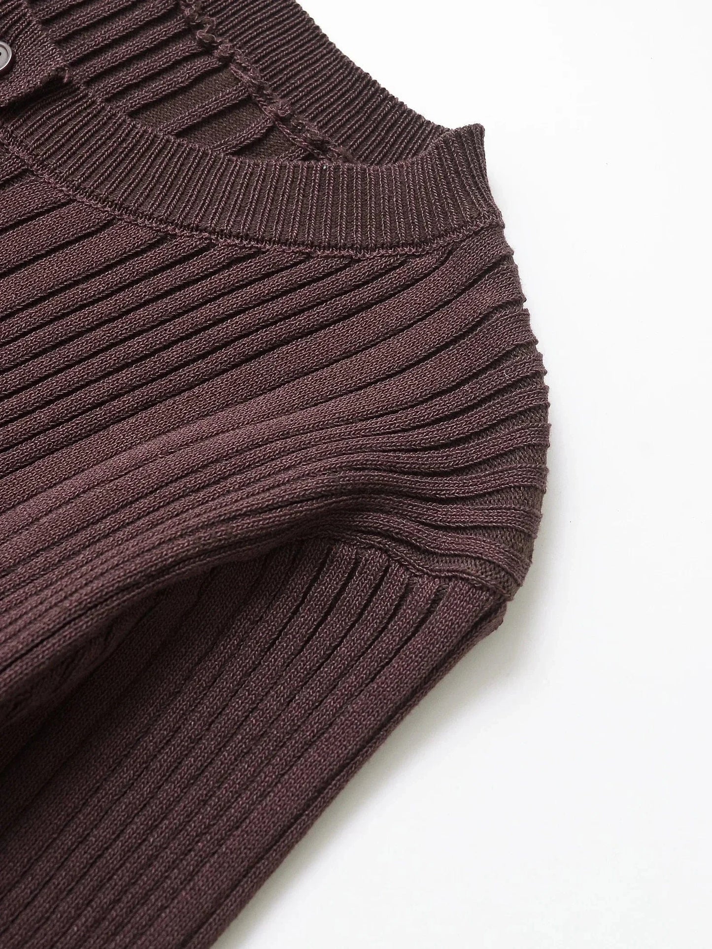 T-line Women Spring Cardigan, Women Knitted O-Neck Single Breasted Pullovers Sweaters  ( 2 weeks delivery)