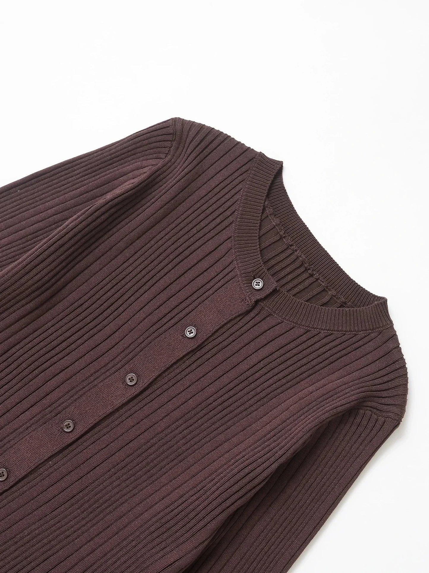 T-line Women Spring Cardigan, Women Knitted O-Neck Single Breasted Pullovers Sweaters  ( 2 weeks delivery)