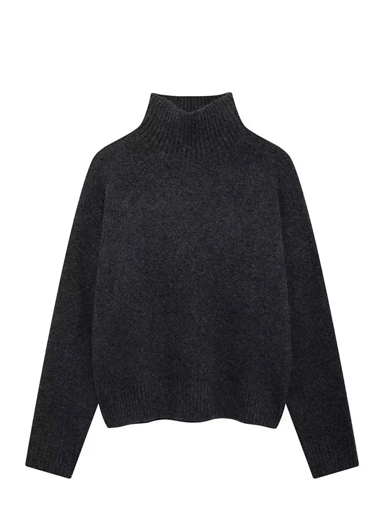 T-line Women  Sweater  / pullover,  Long Sleeve, Knitted , Autumn / Winter , Warm (2 weeks delivery)