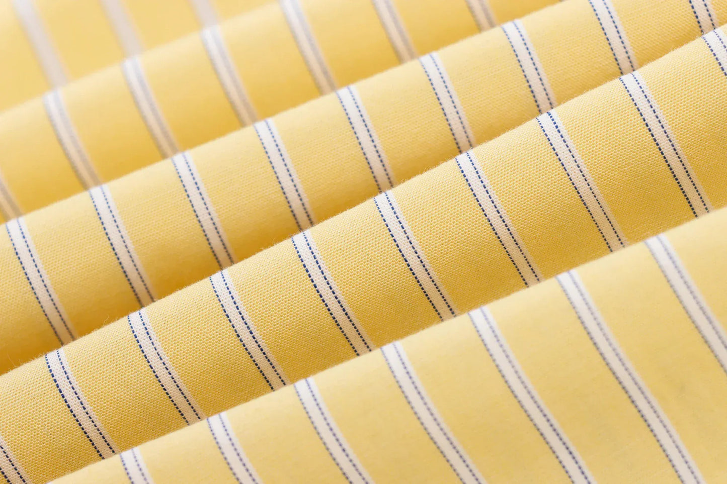 T-line Women  Yellow Shirt, Striped, Lapel Buttons, Loose Shirt, blouse (2 weeks delivery)