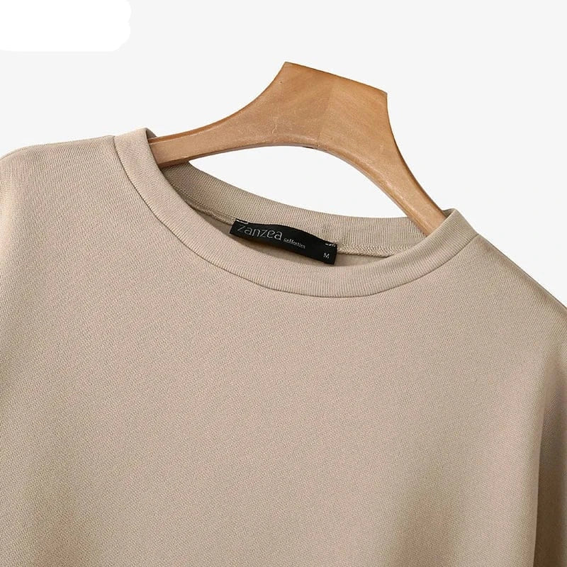 T-line Womens Fleece  Oversized Sweatshirts,  Pullovers  Fall / Winter Loose Fit  Hoodies, Tops (2 weeks delivery)