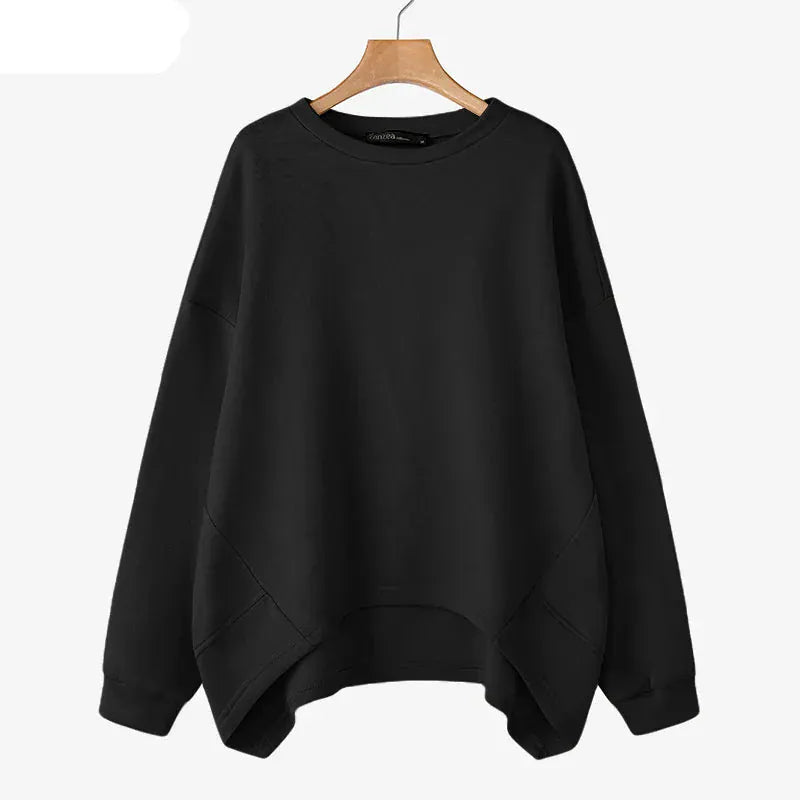 T-line Womens Fleece  Oversized Sweatshirts,  Pullovers  Fall / Winter Loose Fit  Hoodies, Tops (2 weeks delivery)