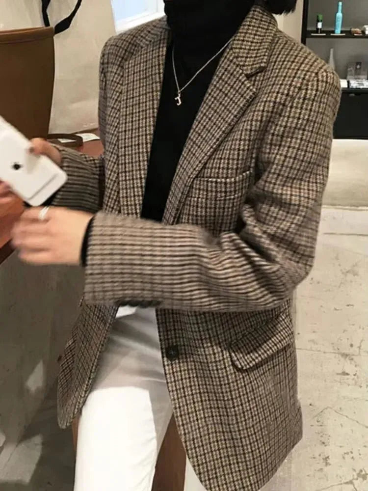 T-line Wool Suit, Jacket Women Clothes, Spring / Autumn, (2 weeks delivery)