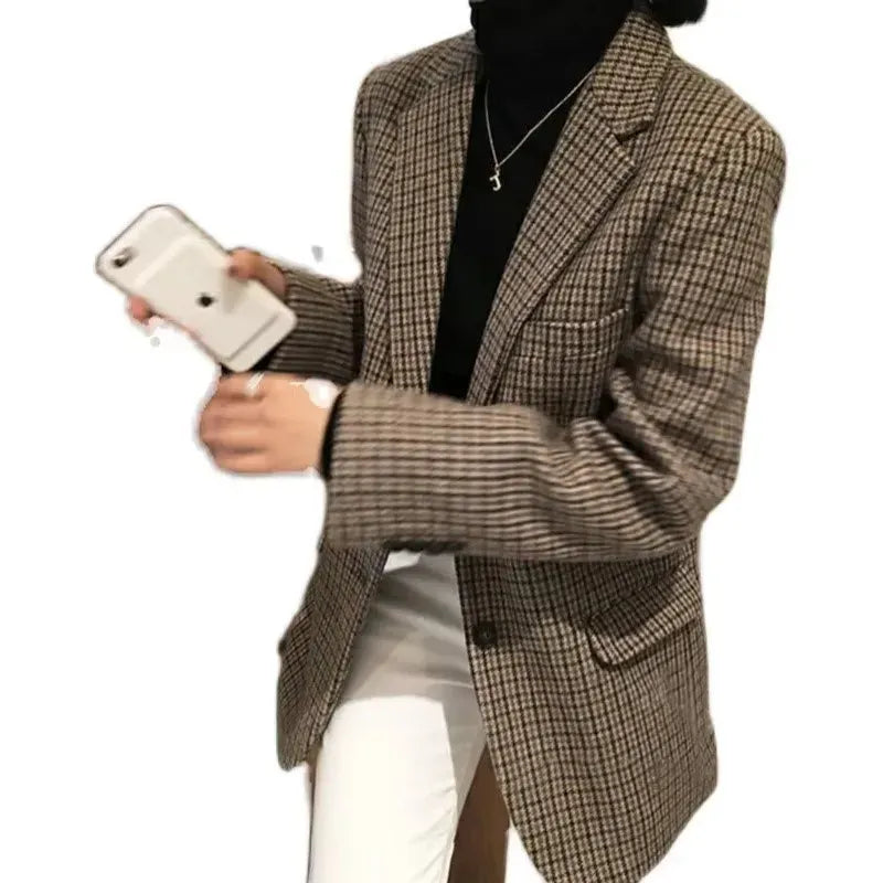 T-line Wool Suit, Jacket Women Clothes, Spring / Autumn, (2 weeks delivery)