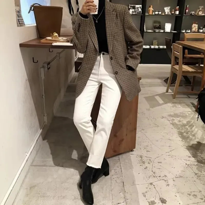 T-line Wool Suit, Jacket Women Clothes, Spring / Autumn, (2 weeks delivery)