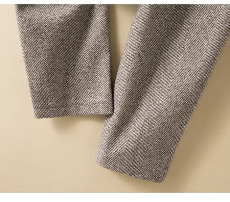 T-line Woolen  Pencil High Waist  Women's Pants,  Trousers Thick,  Suit Pants, For Women (2 weeks delivery)