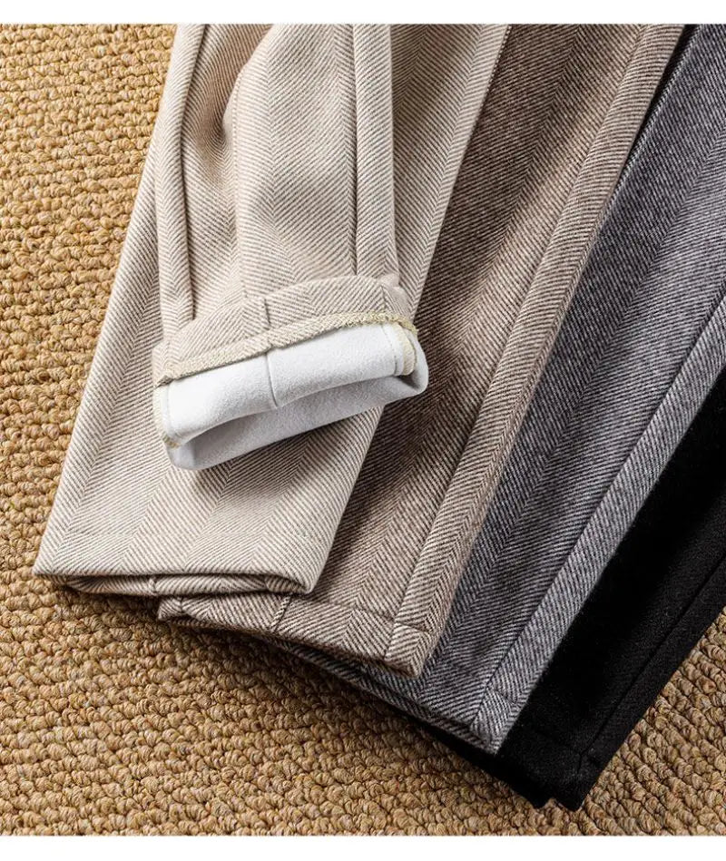 T-line Woolen  Pencil High Waist  Women's Pants,  Trousers Thick,  Suit Pants, For Women (2 weeks delivery)