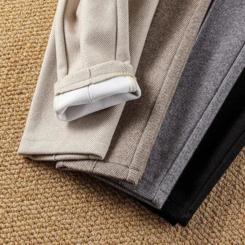 T-line Woolen  Pencil High Waist  Women's Pants,  Trousers Thick,  Suit Pants, For Women (2 weeks delivery)